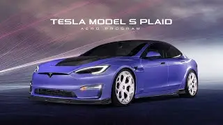 Vorsteiner New Carbon Aero Program for the Tesla Model S Plaid