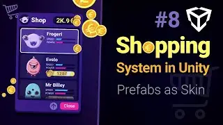 Unity Shopping System (Part 8), Skins - use Prefabs instead of a Sprite