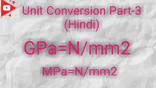 Unit Conversion Part-3 (Hindi)