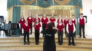 Хор 8-х классов “Аванти”,  “Снежнае раздолле” сл. Ў Карызны, муз. Л. Захлеўны