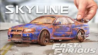 Nissan Skyline GTR R34 | Реставрация старой машинки