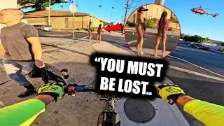 RIDING MY SURRON IN LA COMPTON GANG ZONES AND IT GOT WILD..