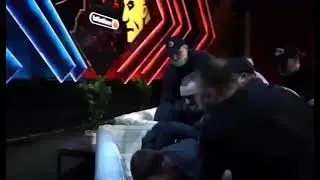 Лев Против получил по лицу