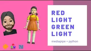 Red light Green light using python | squid game python | machine learning project