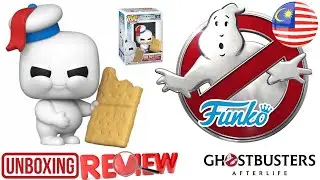 Funko Pop Movies Ghostbusters Afterlife Mini Puft with Graham Cracker Unboxing Review