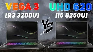 Vega 3 vs UHD 620 (mobile) | Ryzen 3 3200U vs i5 8250u | MOBILE GAMING BENCHMARKS | eSports Games