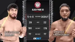 SHAHZOD SOBIROV vs ANSAR KASYMZHANOV | ALASH PRIDE FC 83 TURKISTAN 2023