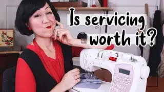 IS A SEWING MACHINE SERVICE WORTH IT?? 🔧 My non-broken machine before and after a pro service!