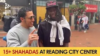 15+ Shahadas in 1 Day at Reading City Center!