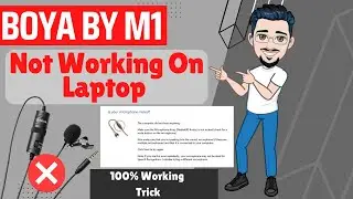 [SOLVED] Boya M1 Mic Is Not Working In My Laptop |  HOW TO CONNECT BOYA M1 MIC TO PC  🔥🔥🔥 