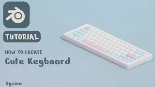How to create 3D Cute Keyboard in Blender 3D