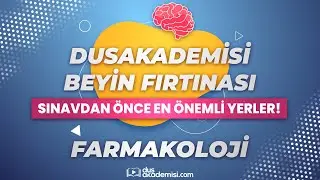 DUSAKADEMİSİ BEYİN FIRTINASI - DUS Farmakoloji (Sınavdan Önce En Önemli Yerler!)