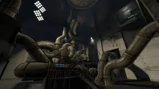 Portal 2 Ambience. Gel Pump Station at Transition Seal 02.