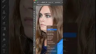 Как убрать второй подбородок в фотошоп 