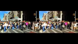 3DNY: Streets of NYC - Full 3D SBS Spatial Video - Binaural Sound