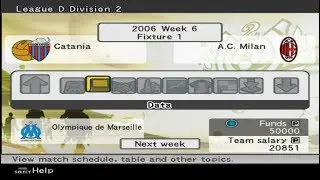 Pro Evolution Soccer 6 - 2006 - Master League A.C. Milan Part 1 (PC)