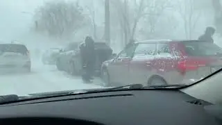 Южный переход в сторону Мечети. Магнитогорск ТЭЦ всторону цирка 11.03.2022