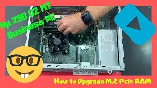 How to upgrade M.2 Pcie Nvme SSD RAM Hp 290 G2 MT Business PC Disassembly