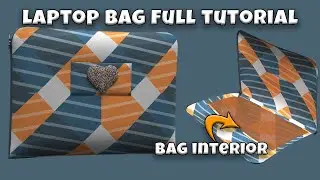 Clo3d Tutorial: Laptop Bag Design with Interior Design