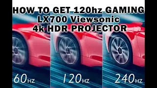 How to 120fps Gaming Viewsonic LX700 - Receiver bypass still with Dolby Surround; Denon receivers