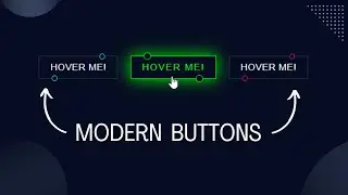 Modern Buttons With Hover Effects Using Only HTML & CSS | Button Hover Effects