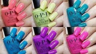OPI Neons | Summer 2019 Collection | Limited Edition | Swatches & Comparisons