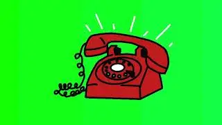 phone is ringing green screen effect