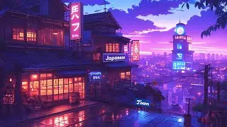 Lofi Hip Hop Beats 🏮 Nostalgic 80s & 90s Old Japanese Town Ambience 🌆 Lofi Rain Playlist