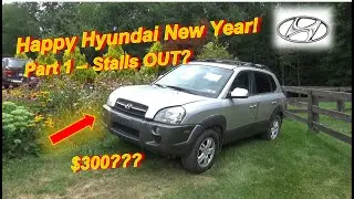 I Bought a Hyundai for $300...and it STALLS (Happy New Year! -Part 1)