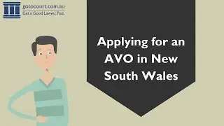 Applying for an Apprehended Violence Order (AVO) in New South Wales