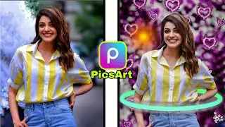 just 4 steps PicsArt photo editing ll how to change background 