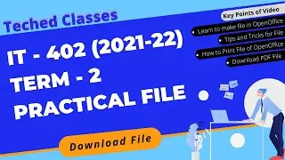 DOWNLOAD TERM-2 PRACTICAL FILE | IT-402 | CLASS X | HOW TO MAKE PRACTICAL FILE | PROBLEM | SOLUTION