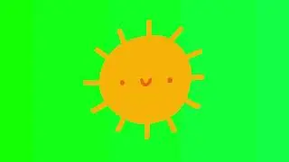 shinning sun green screen effect 
