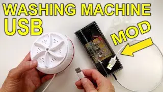 USB Washing Machine - 555 timer circut mod