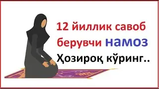 12 йиллик савоб берувчи аввобин намози /аввобийн намози кандай укилади avvobin namozi o'qish tartibi