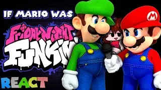 SMG4: If Mario Was In.... Friday Night Funkin | LUIGIKID REACTS