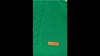 #как пришить  бирку на вязаное изделие