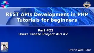 Learn PHP Rest API Development with JWT Token for Beginners #22 Users Project Create API #2