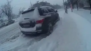 Снегопад Начался Весной в Киеве, Дарница Под Снегом