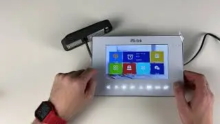 Настройка и подключение Wifi видеодомофона PS-Link PS-714TDP-FHD