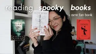 cozy fall reading vlog🦇🩸📚*spooky* witchy/gothic books & new fave book! (spoiler-free)