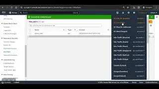 AWS Use Same Keypair for different regions