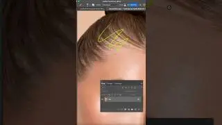Обработка волос в фотошоп 