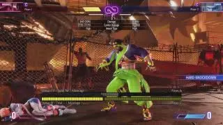 Rashid SF6 Top Highest MAX damage 7735 Huge setup buffed meaty fireball StreetFighter6
