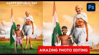 Republic Day Amazing Photo Editing Tutorial | FREE BACKGROUND