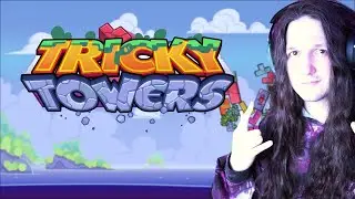 Trying Tricky Towers for the First Time! Live Stream Reaction!