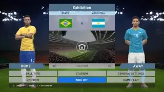 pes evolution soccer 2021 | Brazil vs Argentina
