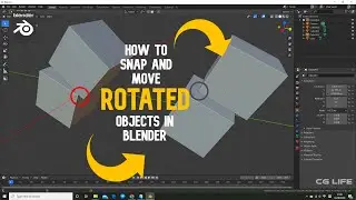 Dealing with Rotated Objects in blender | Quick Tip