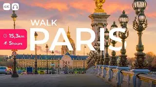 PARIS WALK 2023 | 4K Walking Tours | TOP WORLD PLACES