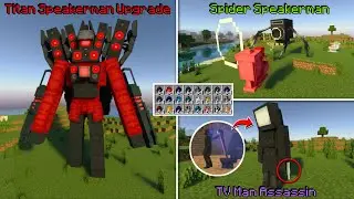 UPDATE ADDON SKIBIDI TOILET TERBARU DI MINECRAFT! Ada Skibidi Toilet Baru! (Tv Man Assassin Dll)